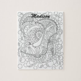 靴CL11のファッションのパーソナライズなおもしろい色これ ジグソーパズル