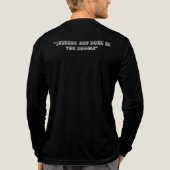 "鞍に乗って伝説は生まれる" トライブレンドＴシャツ (背面)