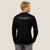 "鞍に乗って伝説は生まれる" トライブレンドＴシャツ (背面全体)