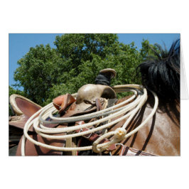 鞍付き馬及び洋索付きカード