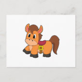 鞍付き馬 ポストカード (正面)