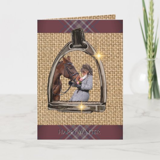 鞍越しの景色 カード (正面)