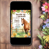 鞍馬かわいらしと花の誕生日 招待状