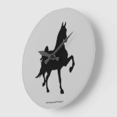 鞍馬の ラージ壁時計 (傾斜)