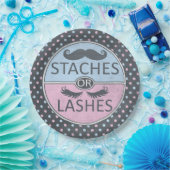 鞭かStachesの紙のパーティーの版 ペーパープレート (パーティー)