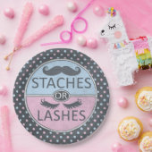 鞭かStachesの紙のパーティーの版 ペーパープレート (パーティー)