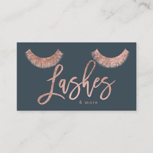 鞭のばら色の金ゴールドのタイポグラフィの木炭媒体 名刺 (正面)