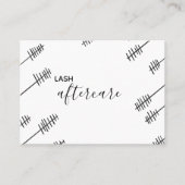 鞭のアフターケアカード 名刺 (正面)