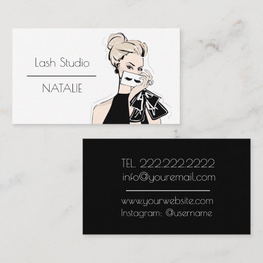 鞭のスタジオ 名刺 (正面/裏面)