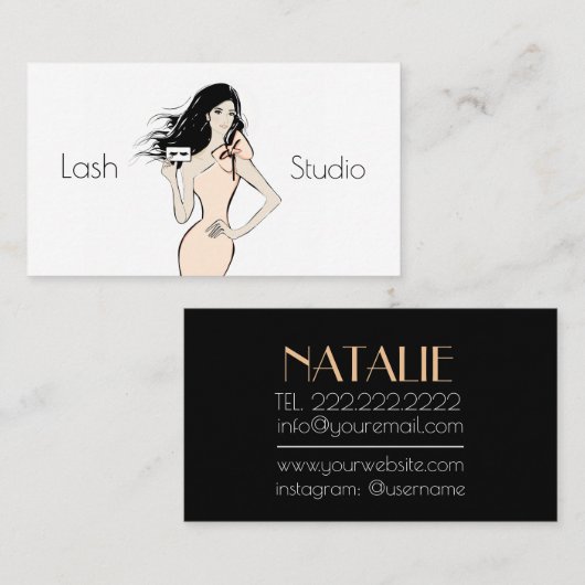 鞭のスタジオ 名刺 (正面/裏面)