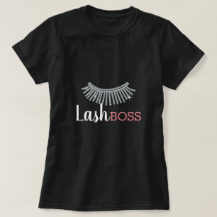 鞭のボスのダイヤモンドのまつげ延長美容院 Tシャツ