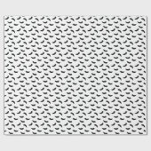 鞭のメーキャップアーティストのまつげパターン美容院 ラッピングペーパー (フラット)