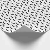 鞭のメーキャップアーティストのまつげパターン美容院 ラッピングペーパー (角)