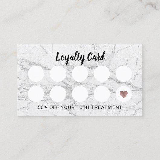 鞭のメーキャップアーティストのターコイズは大理石を滴らせます ロイヤリティカード (裏面)