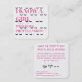 鞭の紹介カード スクエア名刺 (正面/裏面)