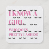 鞭の紹介カード スクエア名刺 (正面)