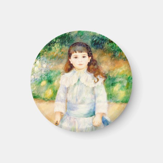鞭を持つ子供オーガストルノアール マグネット (正面)