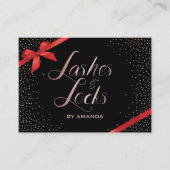 鞭及びロックのメーキャップアーティストのギフト券 割引カード (正面)