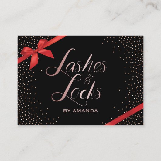 鞭及びロックのメーキャップアーティストのギフト券 割引カード (正面)