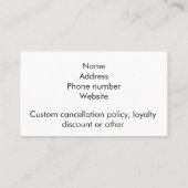 鞭延長名刺 名刺 (裏面)