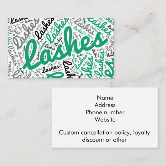 鞭延長名刺 名刺 (正面/裏面)