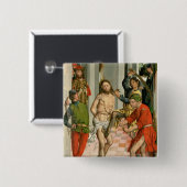 鞭打ち 缶バッジ (正面&裏面)