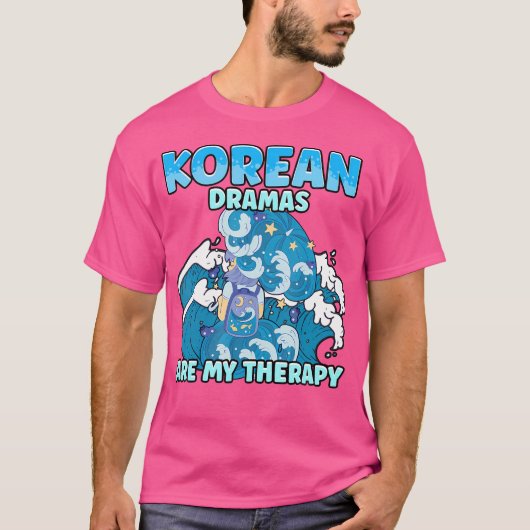 韓ドラは私の癒し K-Drama K-Pop Tシャツ (正面)