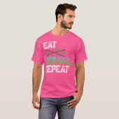 韓ドラ 睡眠 韓ドラ リピート K-Pop Tシャツ (正面フル)