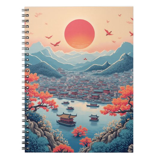 韓伝統的国 ノートブック (正面)