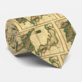 韓国および日本の1815地図 ネクタイ (ロール)