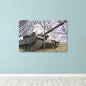 韓国からのモックアグレッサー2 キャンバスプリント (インサイチュ (ウッドフロア))