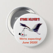 韓国からストークが届く予定だ！ 缶バッジ (正面&裏面)