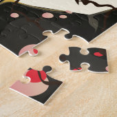 韓国がスキーをする ジグソーパズル (側面)