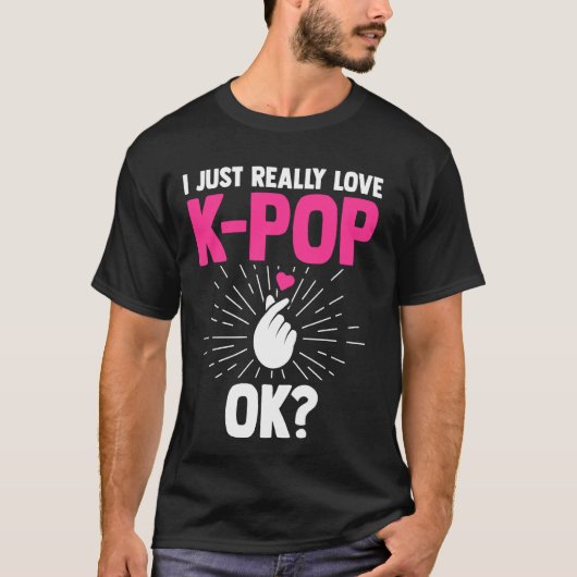 韓国が大好きポップ・アートのだ Tシャツ (正面)