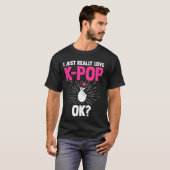 韓国が大好きポップ・アートのだ Tシャツ (正面フル)