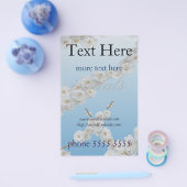 韓国さくらんぼ花ズホワイト チラシ (シングル)