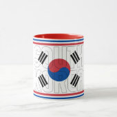 「韓国とSippin」愛国的なコーヒー マグカップ (中央)