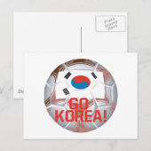 韓国に行く ポストカード (正面/裏面)