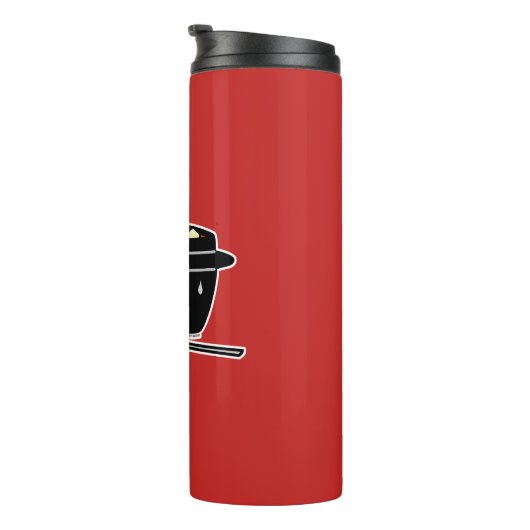 韓国のぴりっとする柔らかい豆腐のシチュースープjjigaeの熱い卵 タンブラー (回転右)