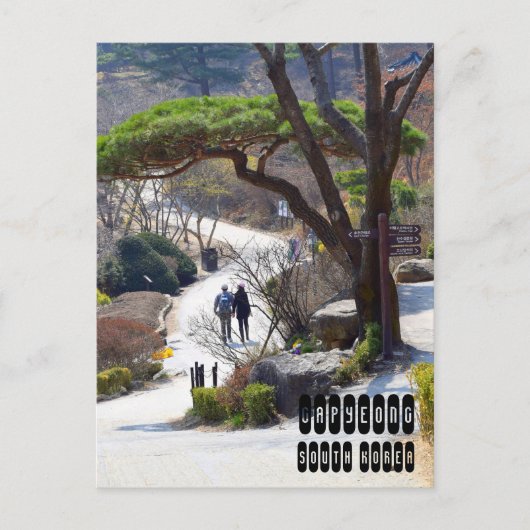 韓国のガピョン ポストカード (正面)