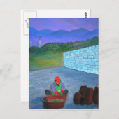 韓国のキムチ族の女性 ポストカード (正面/裏面)