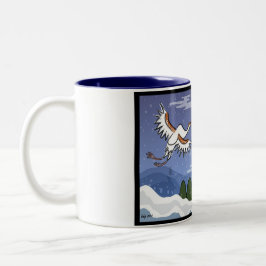 韓国のクリスマスクレーンマグ ツートーンマグカップ