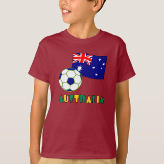 韓国のサッカーボールと国旗 Tシャツ
