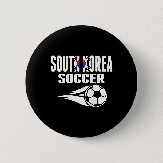 韓国のサッカー応援Tシャツ プラウド サッカー大韓民国代表 缶バッジ (正面)
