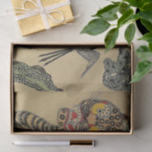 韓国のストライプのタイガー・ミヌワ 薄葉紙 (ギフト)