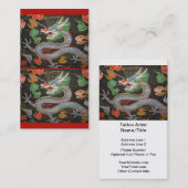 韓国のドラゴンの芸術Namdaemun Sungnyemun 名刺 (正面/裏面)