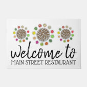 韓国のバーベキューバーベキューフードレストラン ドアマット (正面)