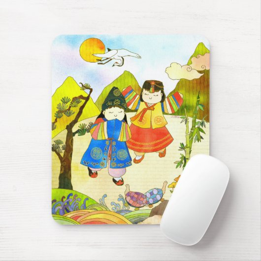 韓国のベビーの最初誕生日のマウスパッド マウスパッド (マウス)