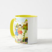 韓国のベビーの最初誕生日のマグ マグカップ (正面左)