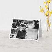 韓国のベビー カード (黄色い花)